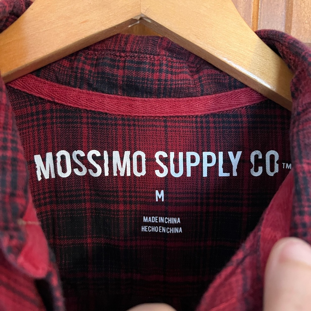 Red Flannel Button Down - image 3